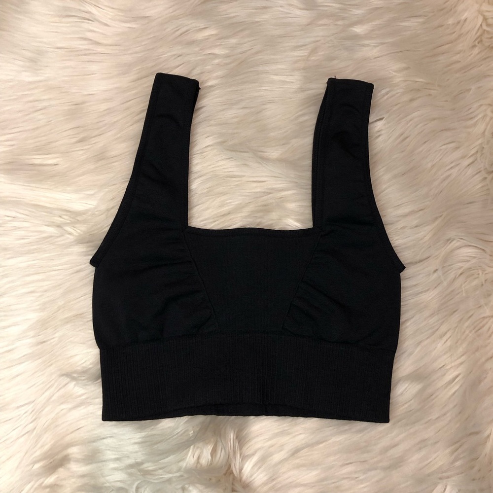 FREE PEOPLE Good Karma Square Neck Bra Top XS/S - Picture 4 of 8